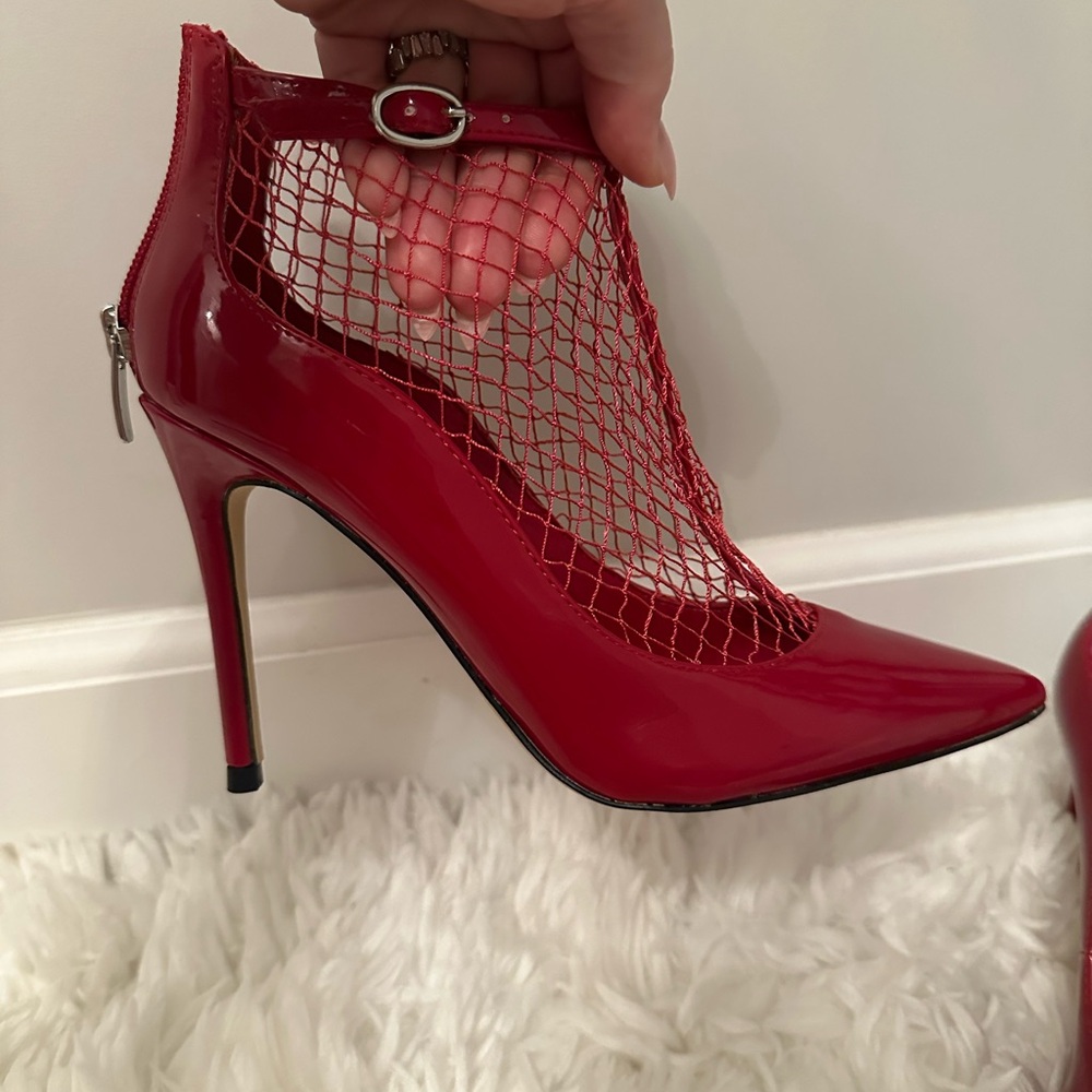 Nine West Red Mesh Stiletto Heels
NEVER WORN